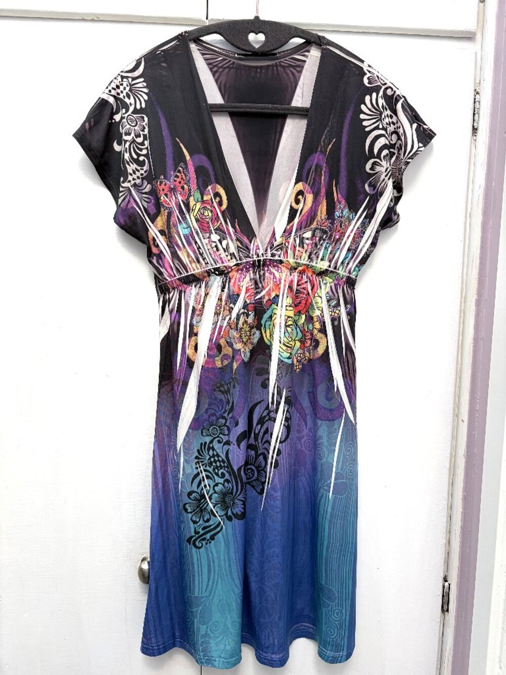 One-of-a-Kind Faerieworlds Butterfly Floral Festival Dress XS